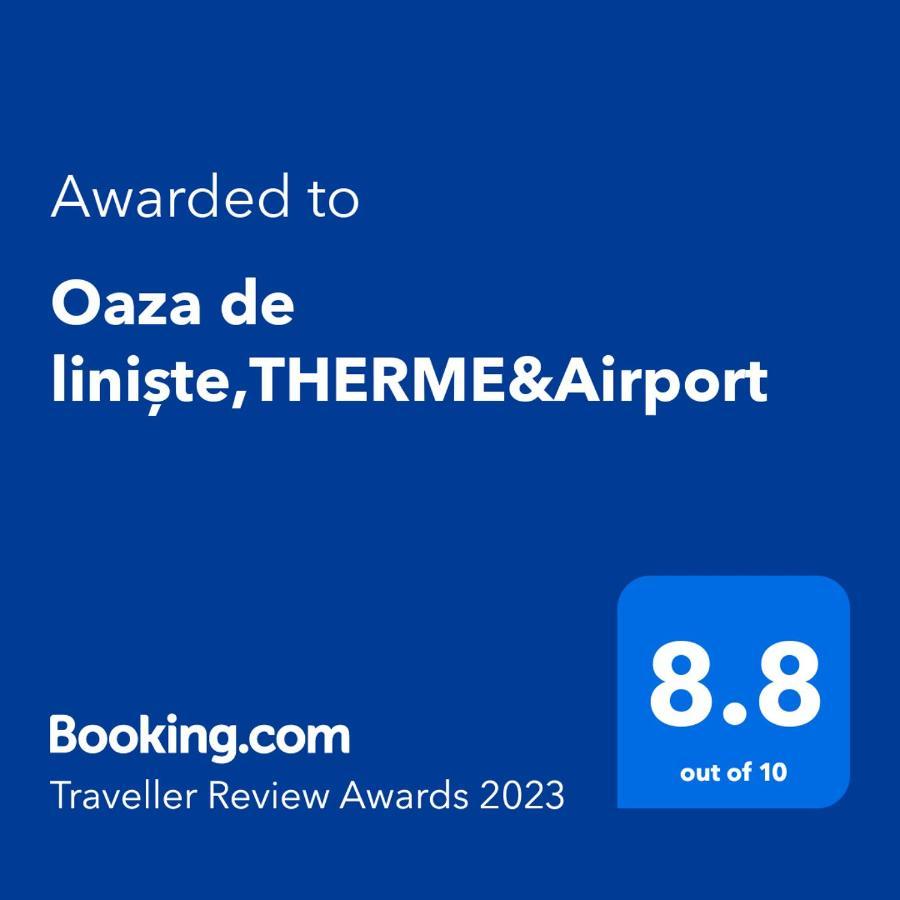 Oaza De Liniste,Therme&Airport Corbeanca Kültér fotó